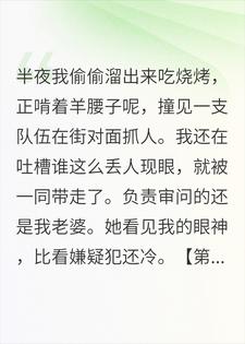 半夜撸串撞见老婆办案，她审了我三天三夜